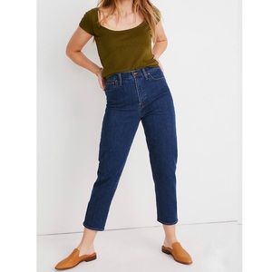 Madewell Tapered Cropped Jeans Bellclaire Wash